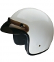 Open Face HCI-10 White Helmet